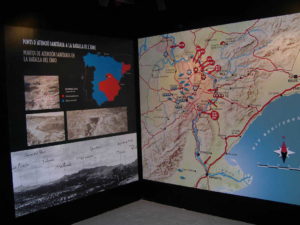 Mapa punts atenció sanitària Batalla Ebre